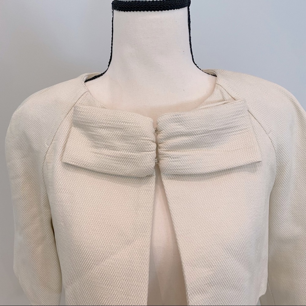Vintage MNG Mango Suit womens shrug formal cocktail quiet Luxery neutral